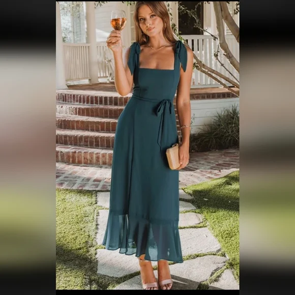 knee length dresses for ladies Claire Midi Dress, in Copper Luxe Satin | Show Me Your Mumu main image 0